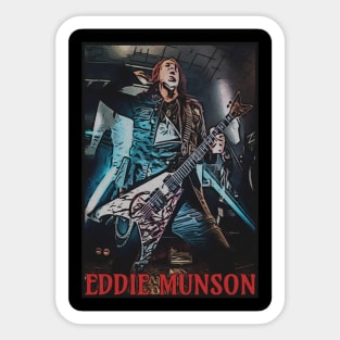 Eddie kunaon emboss Sticker